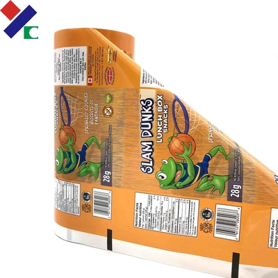 Plastic Food Packaging Film Roll 30 Microns Leak Proof 10 Colors