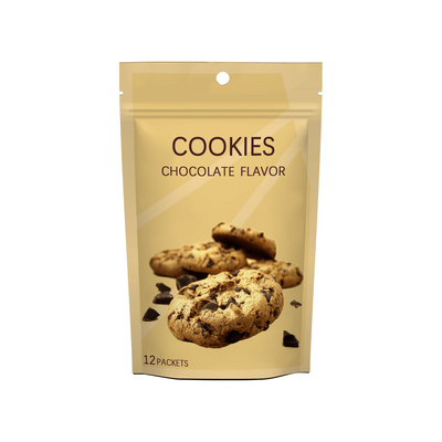 Cookies Airtight Zip Lock Foil Pouch Food Storage Bags 50 100 150 Grams