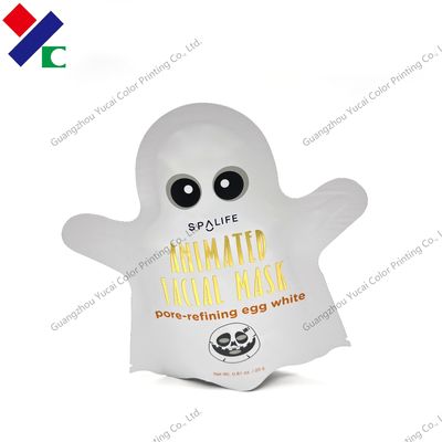 PET VMPET PE Kemasan Tas Masker Wajah 80 X 80 MM Berbentuk Disesuaikan